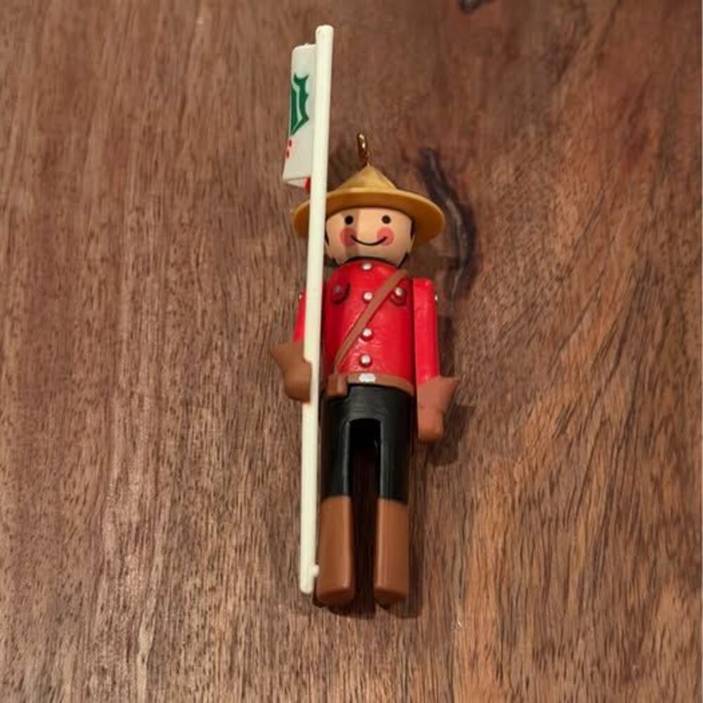 1984 Hallmark Keepsake Ornament Clothespin Soldier ~Canada